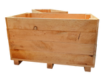 Wooden planter box