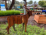 Rustic Doh-a-Deer Sculpture