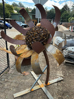 Rustic Flower Sculpture