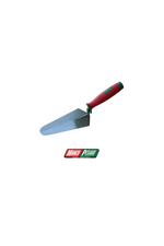 Trowel with red and green handle