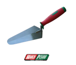 Trowel with red and green handle