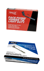 Face Fixing Veneer Ties (150pcs) - Light & Medium Duty