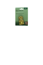 18mm Brass Hose Connector with Flow Stop