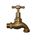 Brass Garden Tap - 20mm inlet x 25mm outlet
