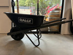 Rally TUFF Wheelbarrow - Poly (Pneumatic Wide Wheel) - 100L