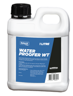 Bottle of Rally Waterproofer WT in white container and blue label