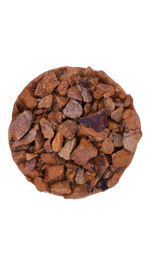 A dish of rich hued path toppings