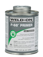 Weld-On P68 Primer - Clear (2 sizes)