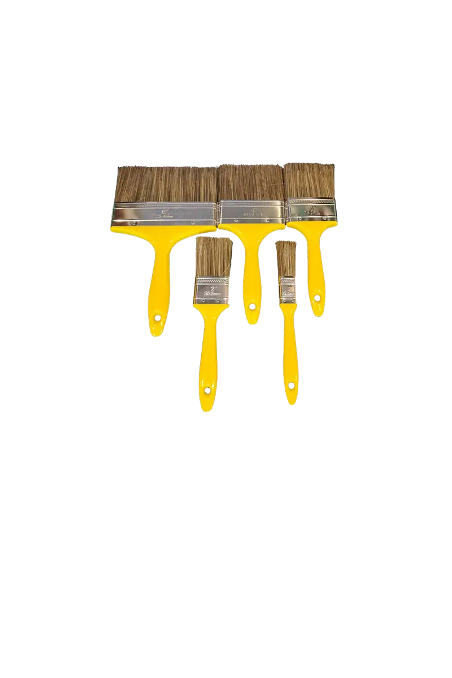 Paint Brush Yellow Plastic Handle