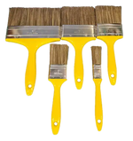 Paint Brush - Yellow Plastic Handle - 50mm | 75mm | 100mm