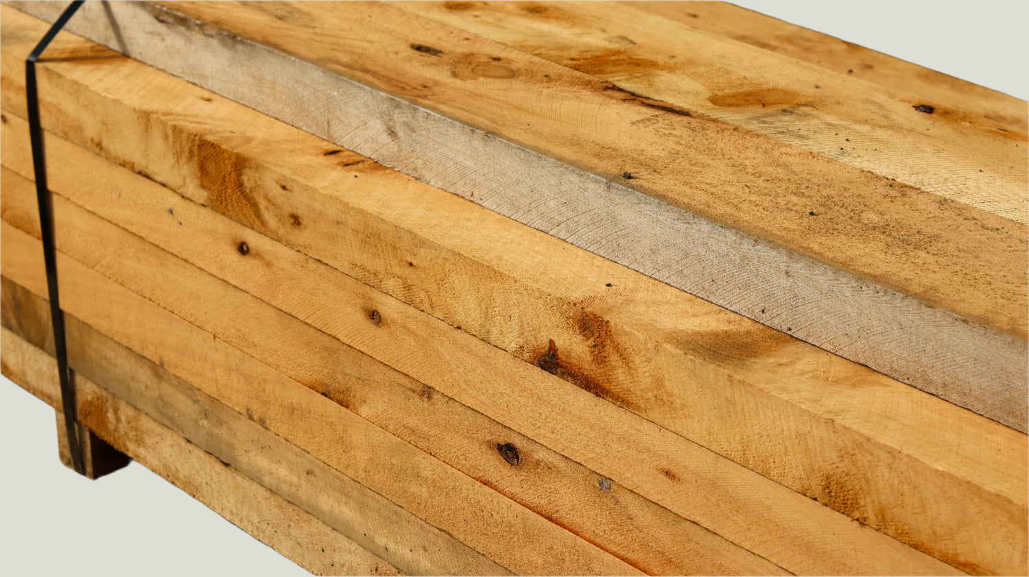 Close up of timber sleepers