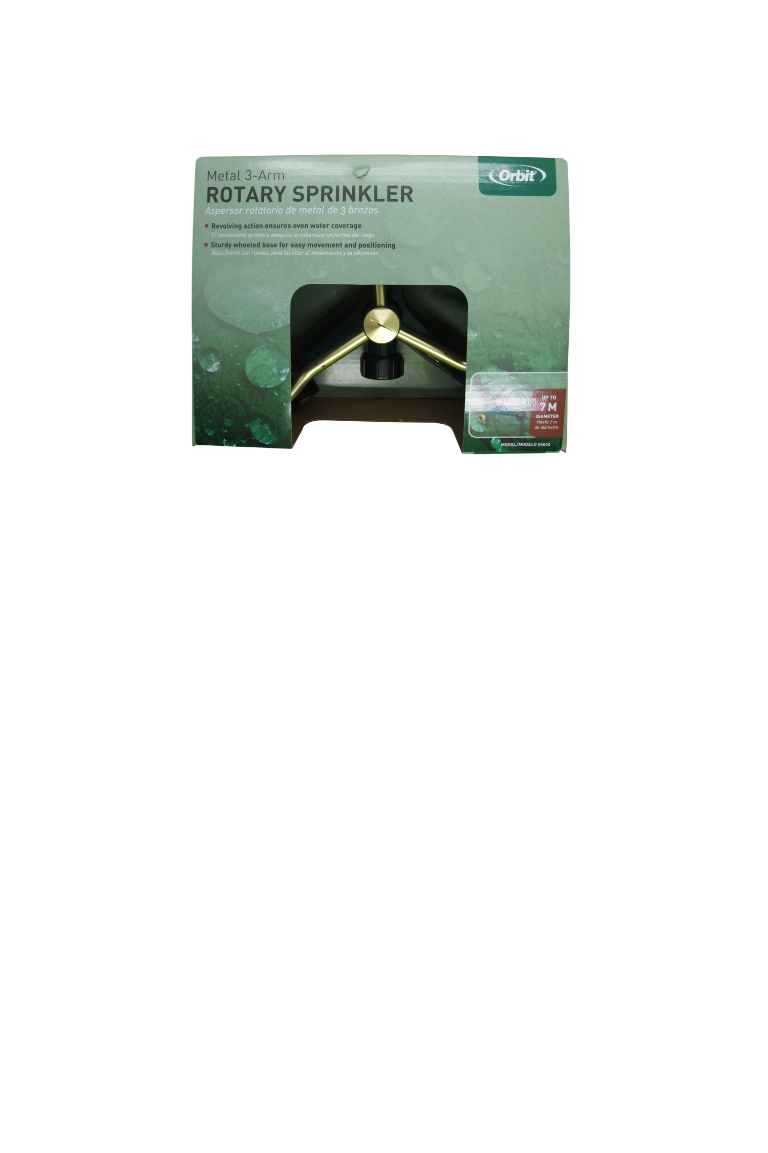 3 Arm Metal Rotary Sprinkler