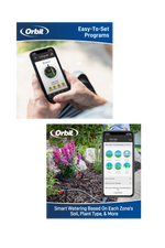 Orbit smart watering system with smartphone app interface