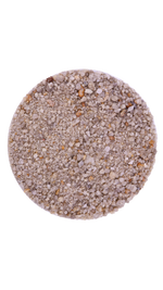 A dish of sand used in concrete and paving applications