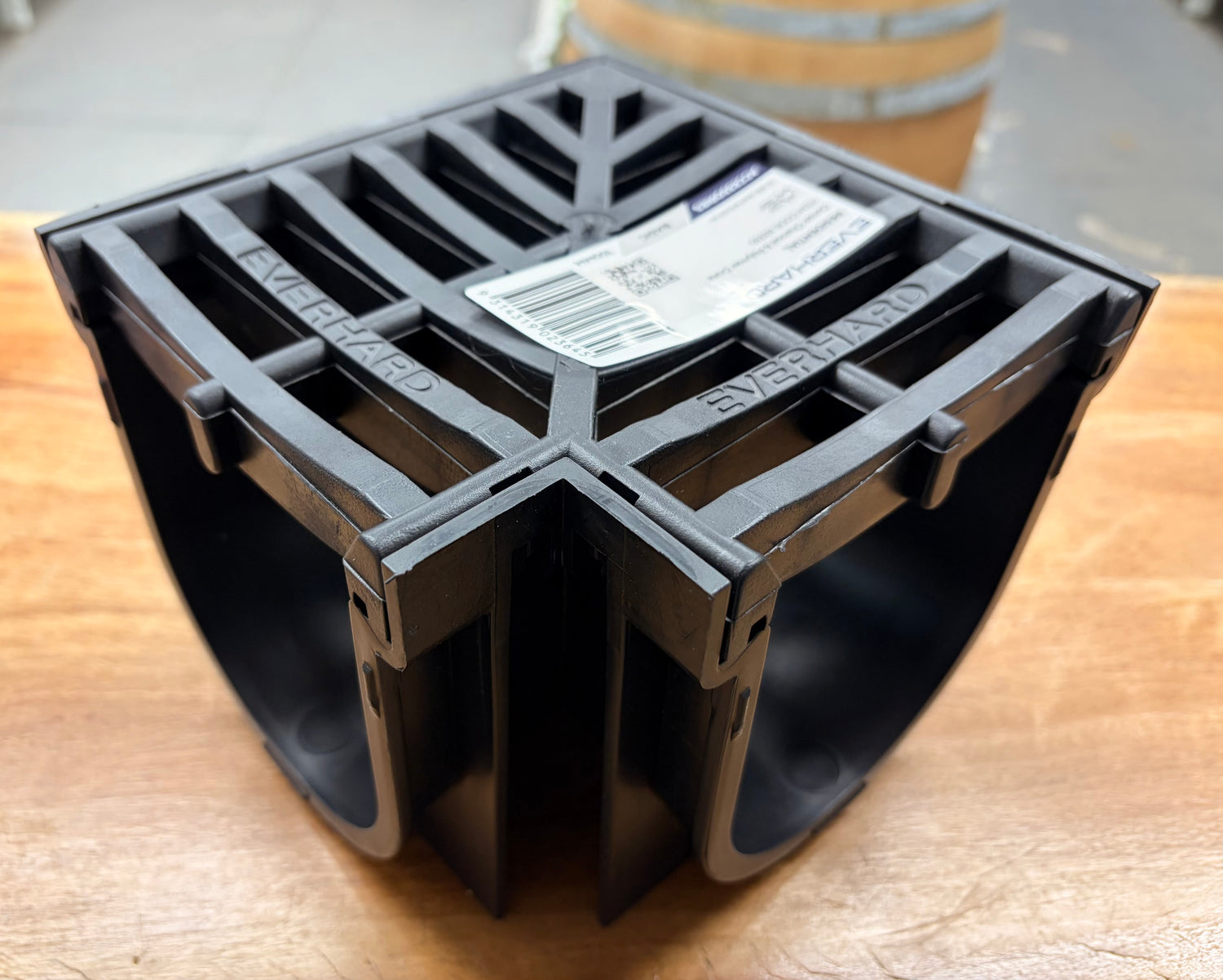 EasyDrain Corner Channel Black 100x100