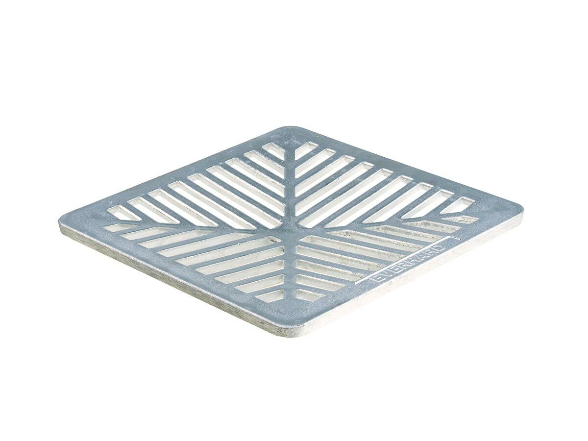 Everhard Shallow Pit & Aluminium Grate - EasyDRAIN Flo-Way Pit - 248mm x 10mm (250mm x 250mm)