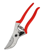 Gardening pruner with red handles 