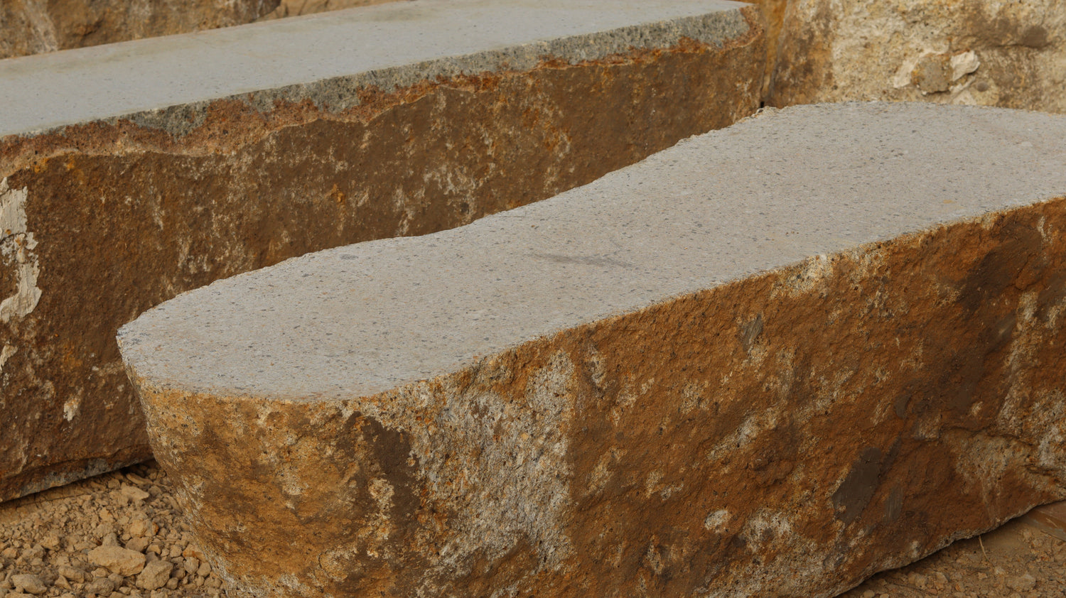 Sawn Granite Slab Seat
