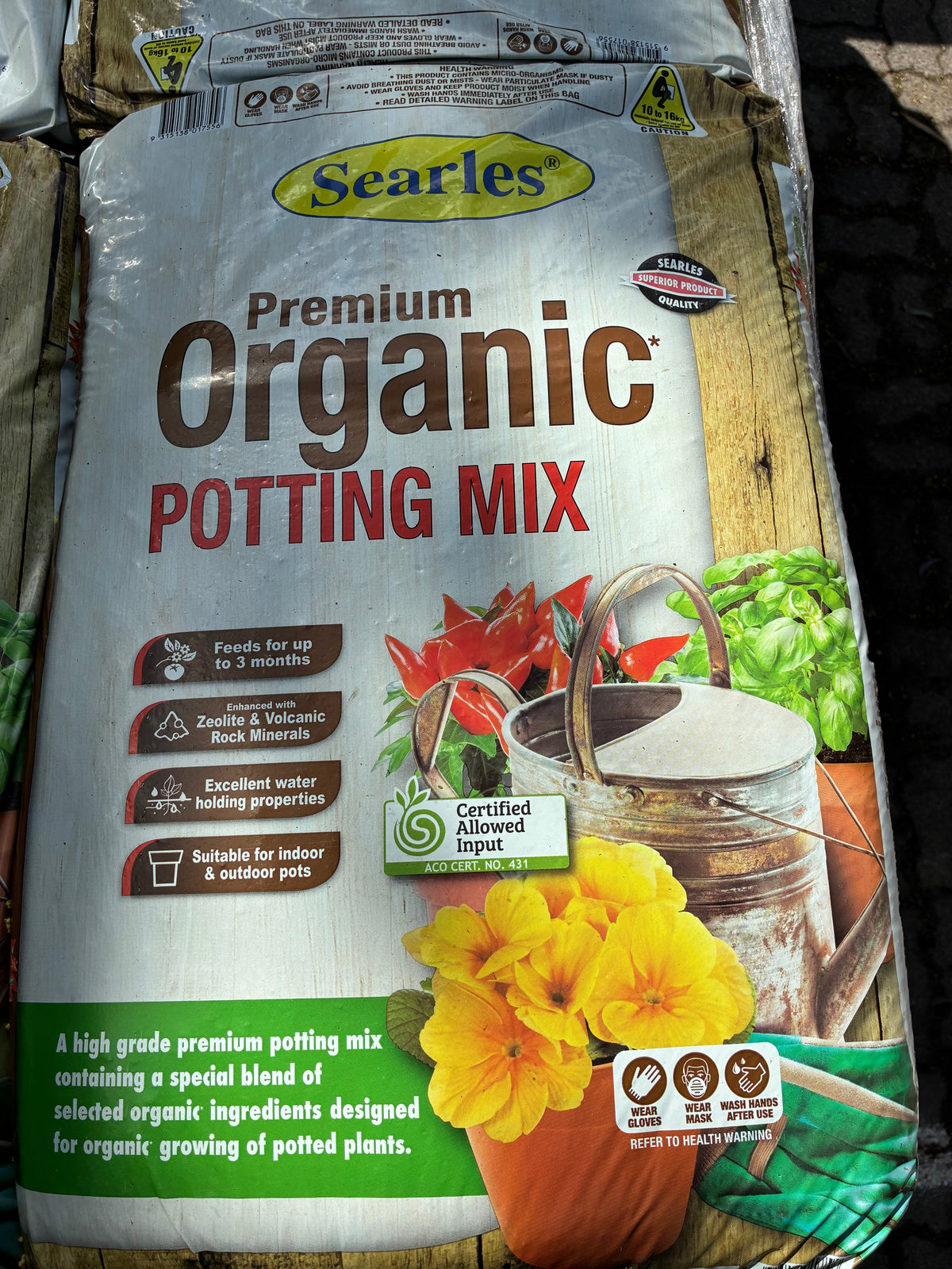 Premium Organic Potting Mix 30L