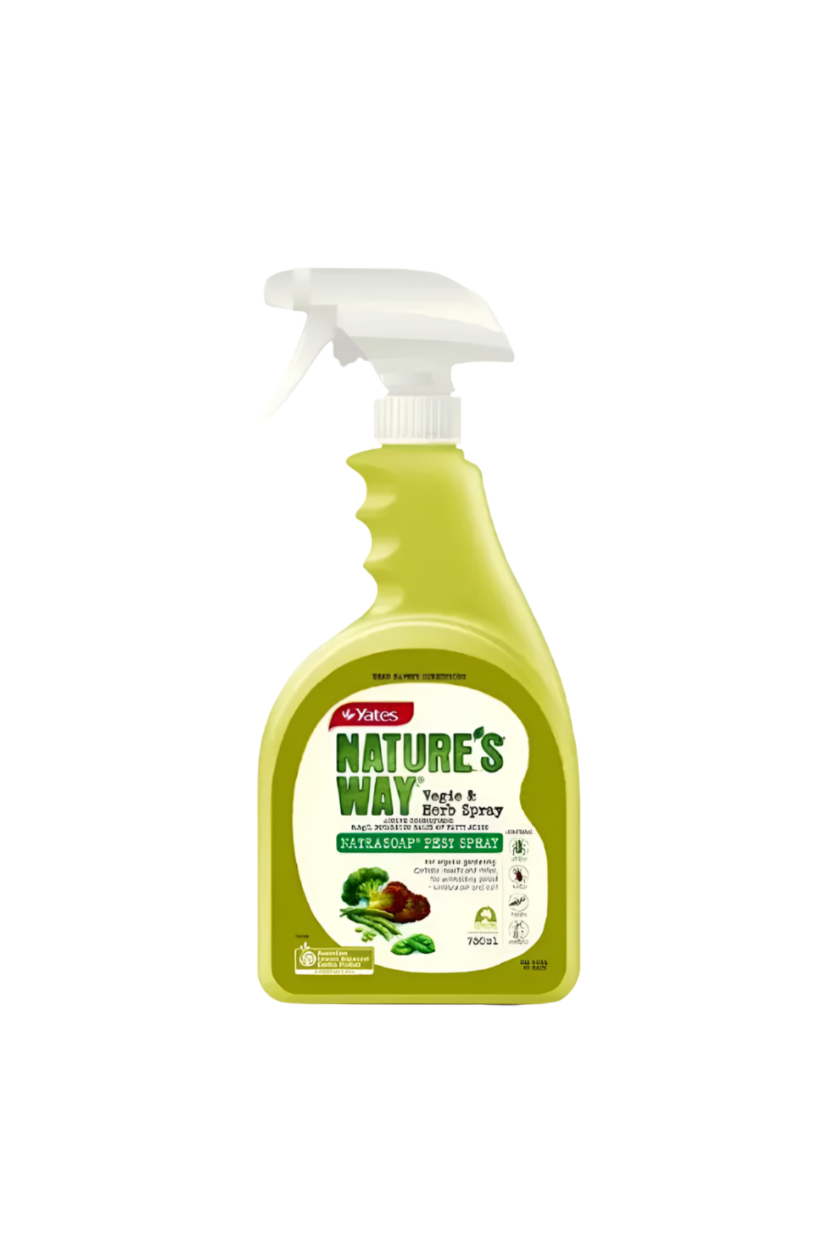 Green spray bottle labeled 'Nature's Way'