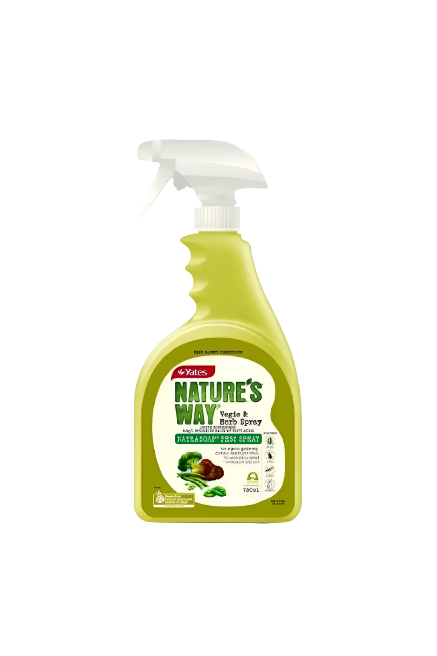Green spray bottle labeled 'Nature's Way'
