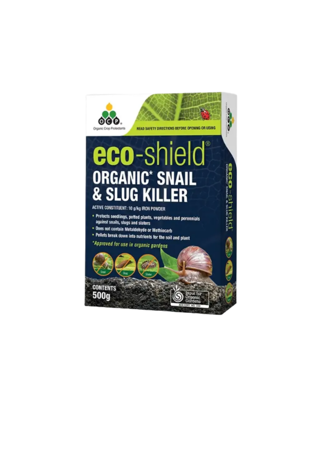 Box of eco-shield Organic Snail & Slug Killer