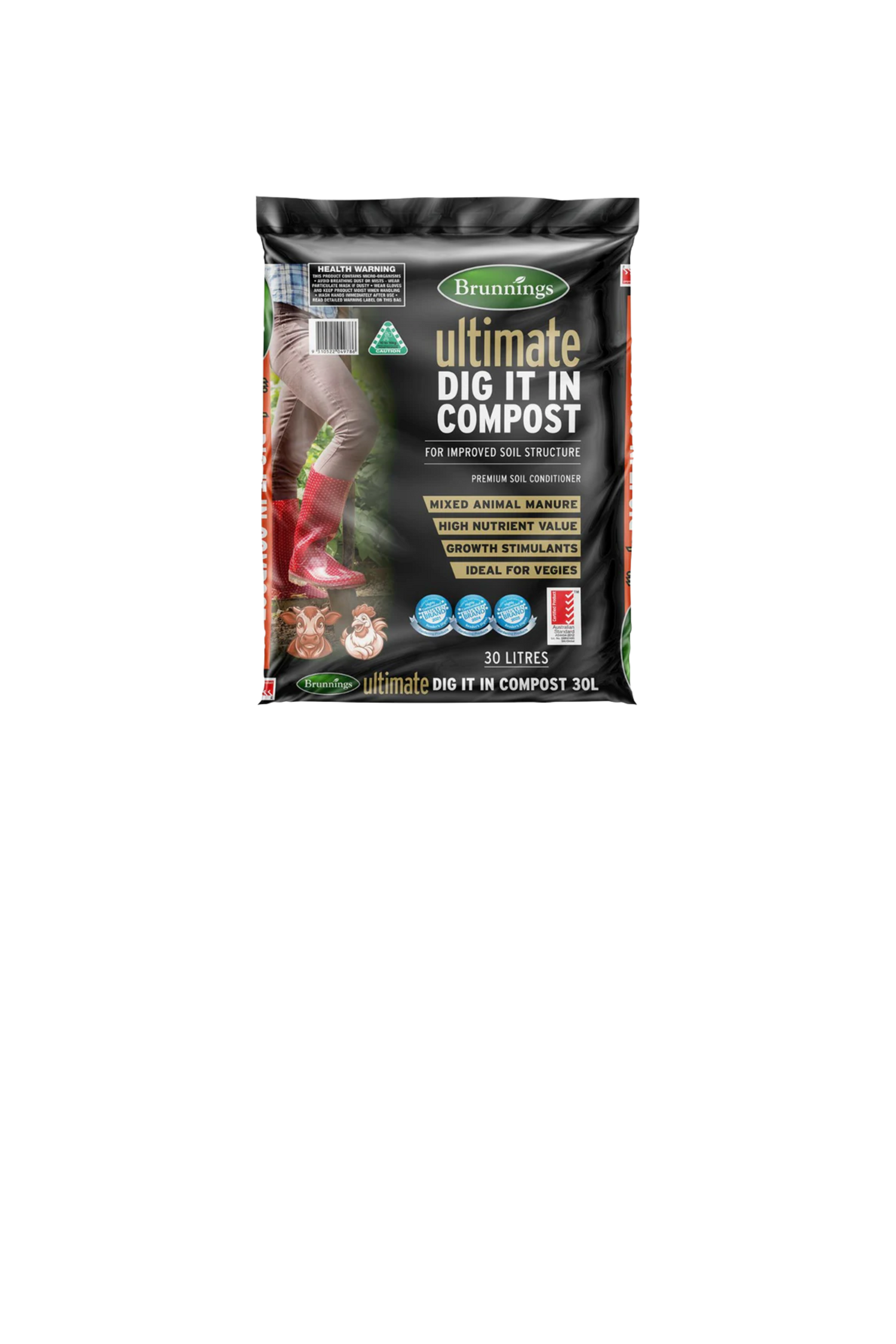 Brunnings Ultimate Dig It In Compost 30L