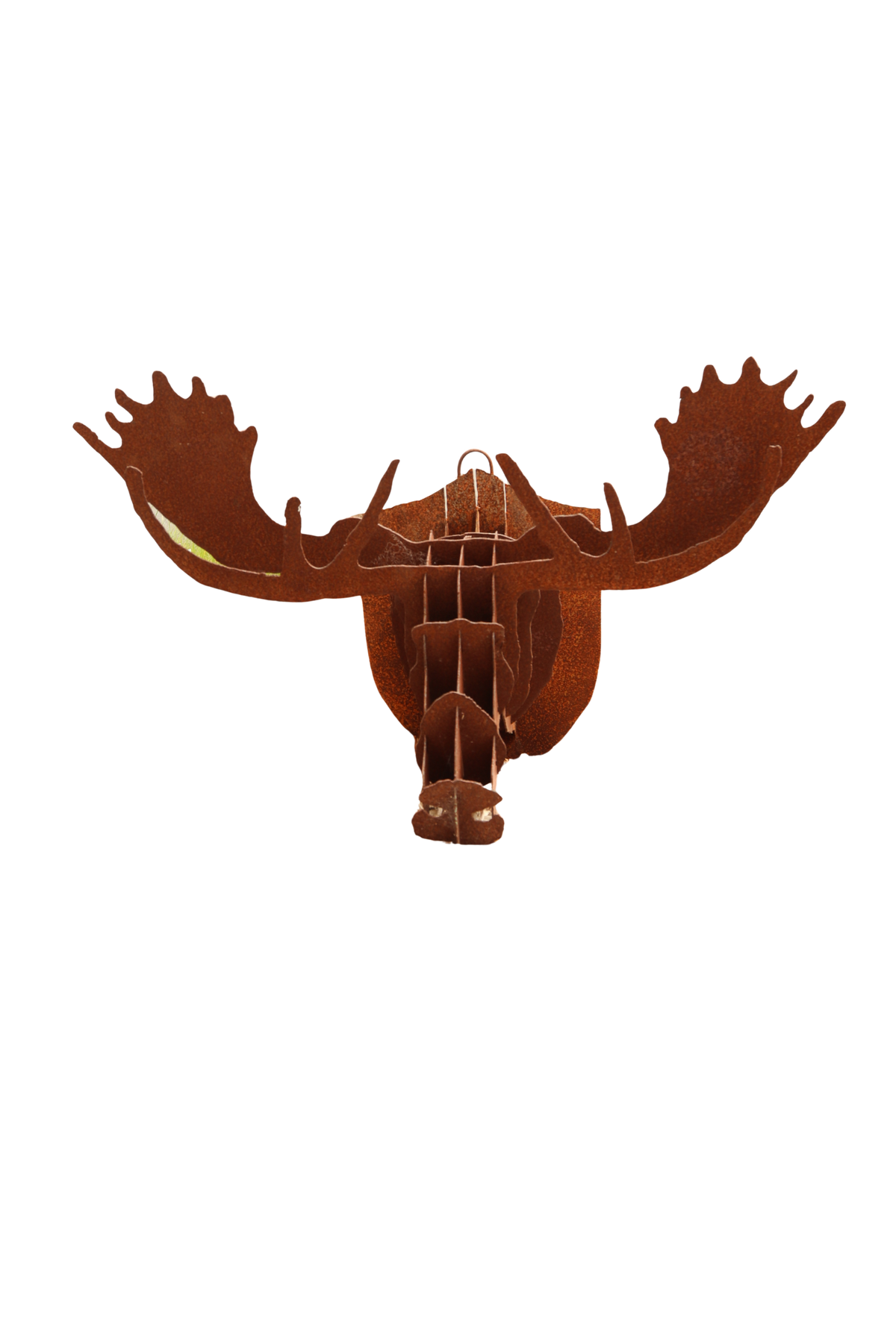 Decorative metal moose head