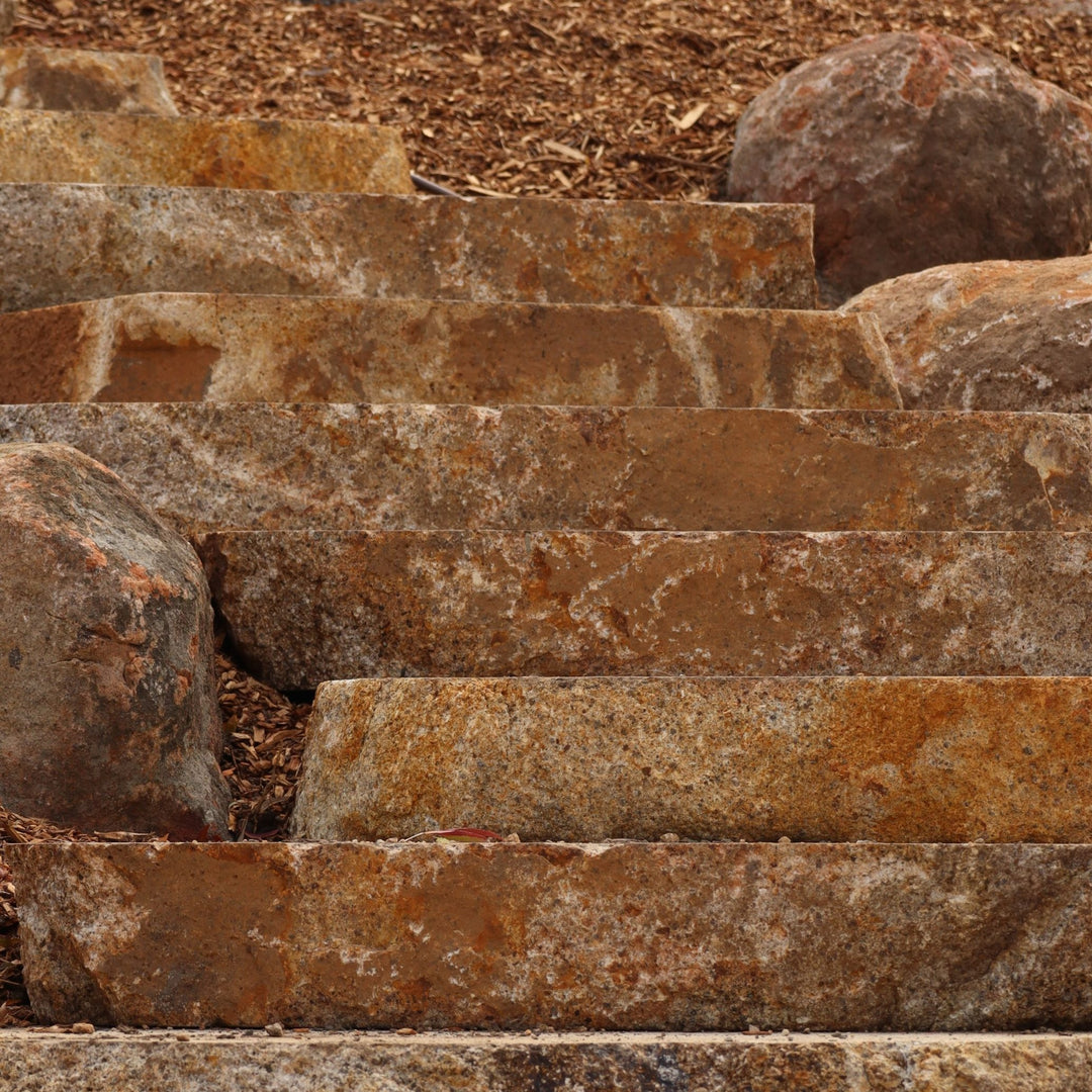 Field Granite Sawn Steps