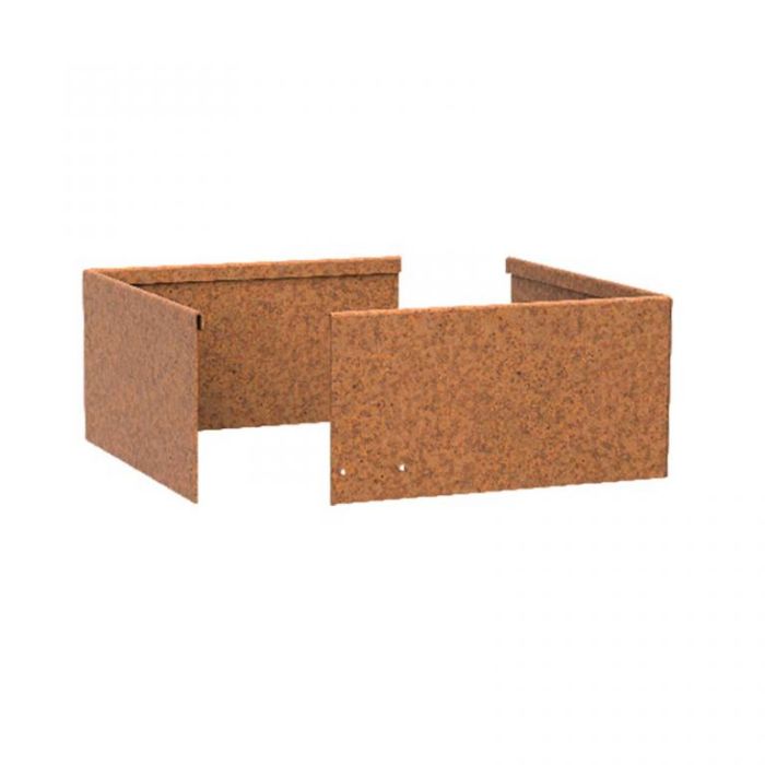 Shapescaper Weathering Steel Garden Edging - 290MM x 2.0 CORNERS