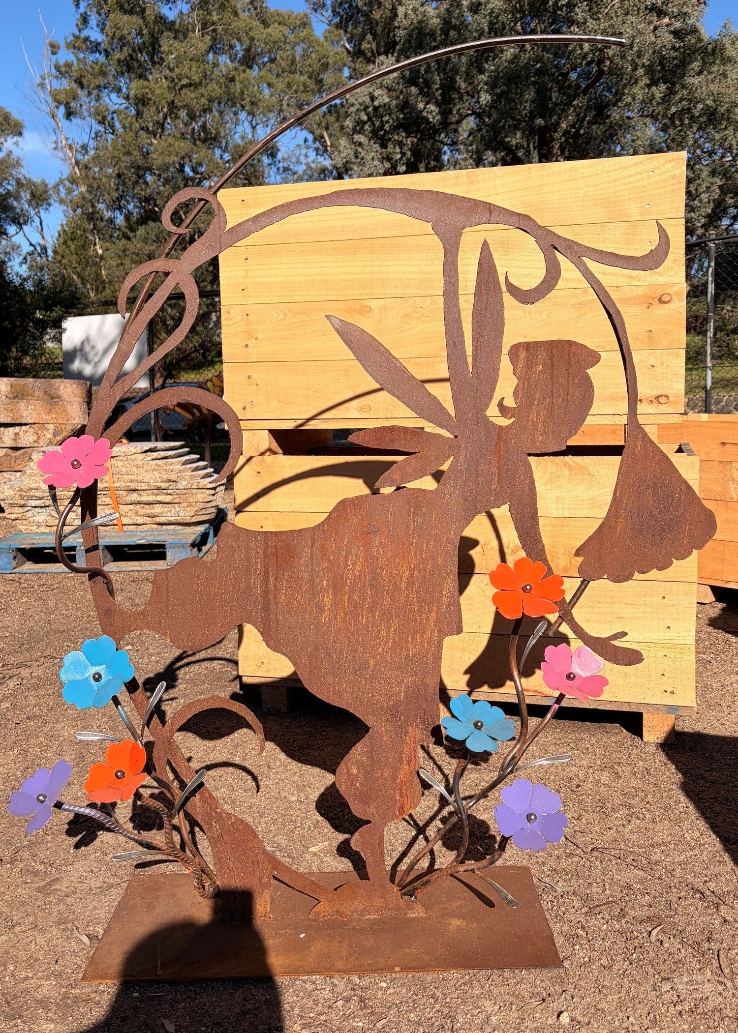 Rustic Tinkerbell Sculpture