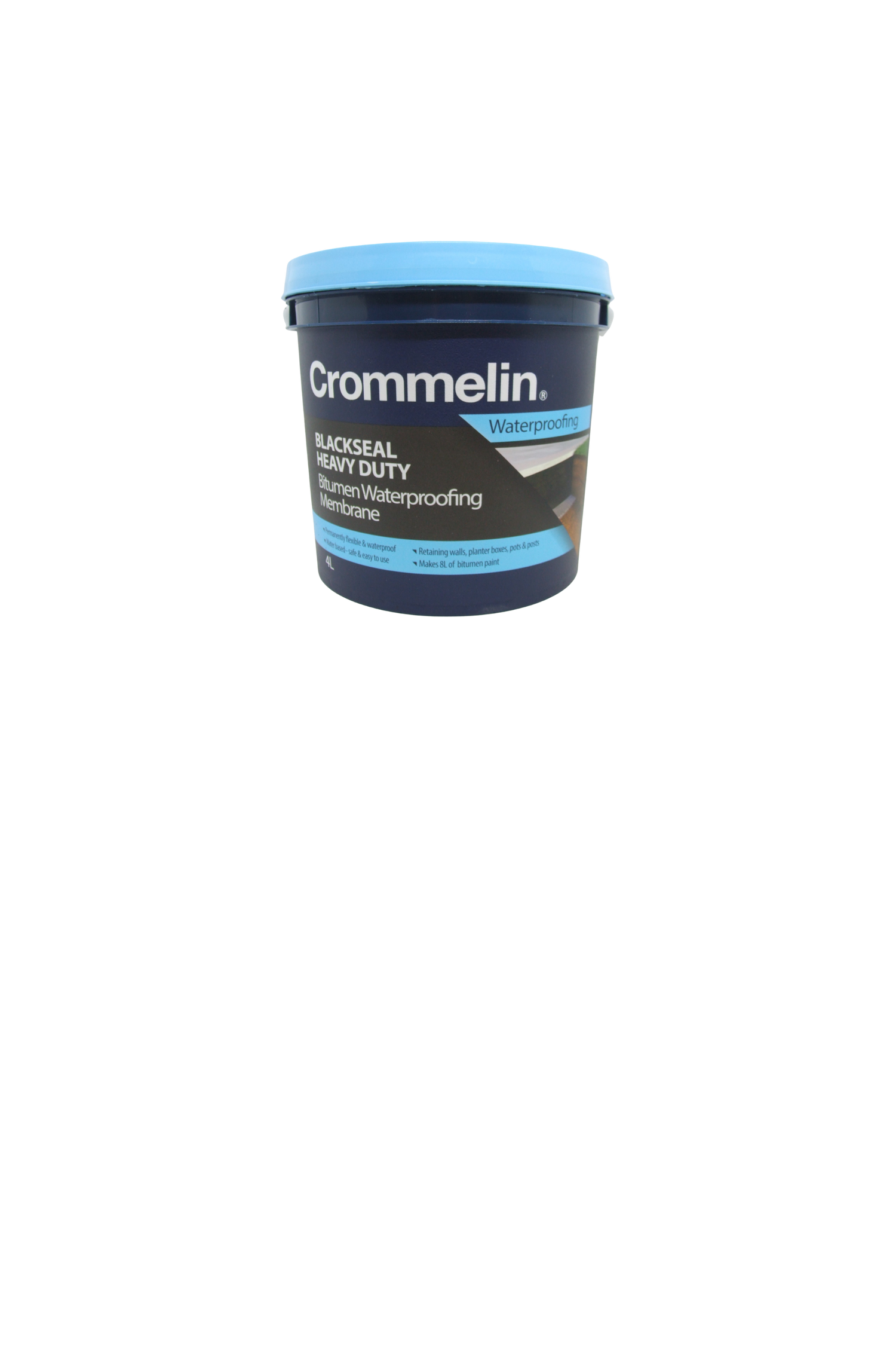 4L Bitumen Membrane - Blackseal by Crommelin