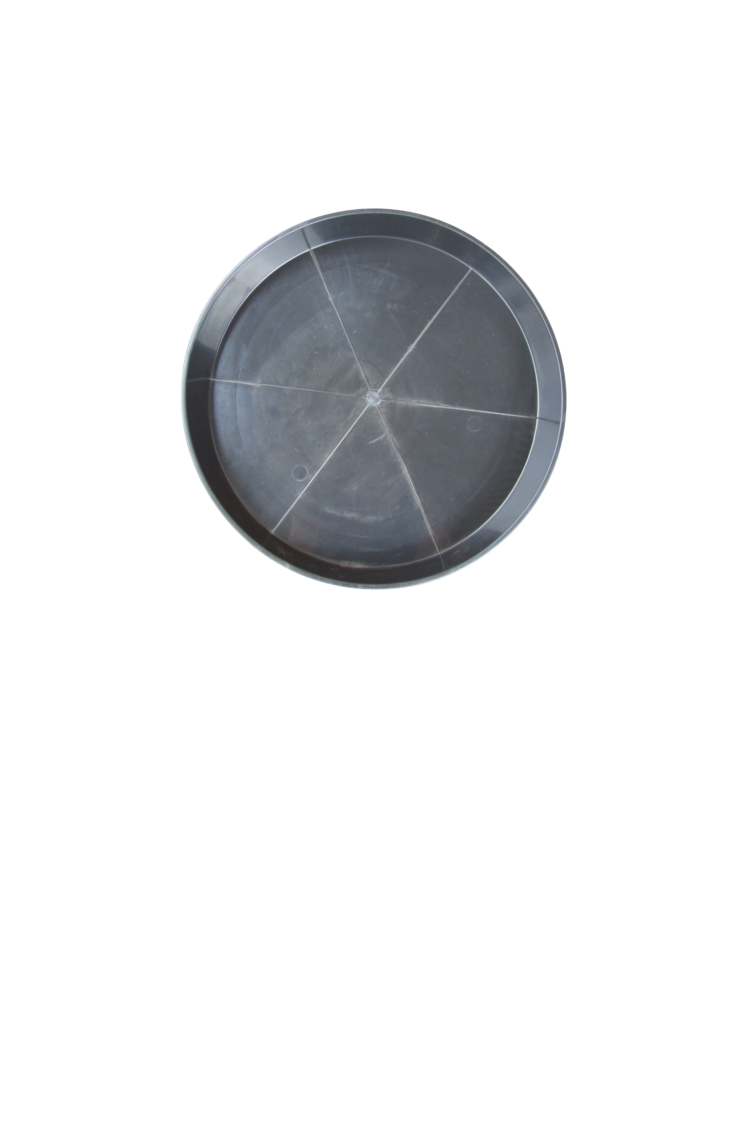 Black Plastic Saucer