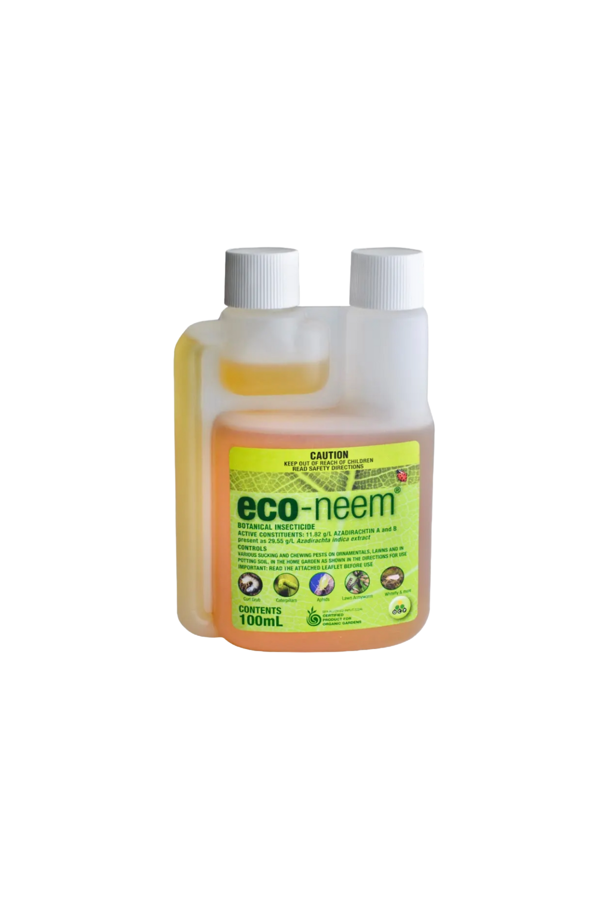 bottle of eco-neem insecticide
