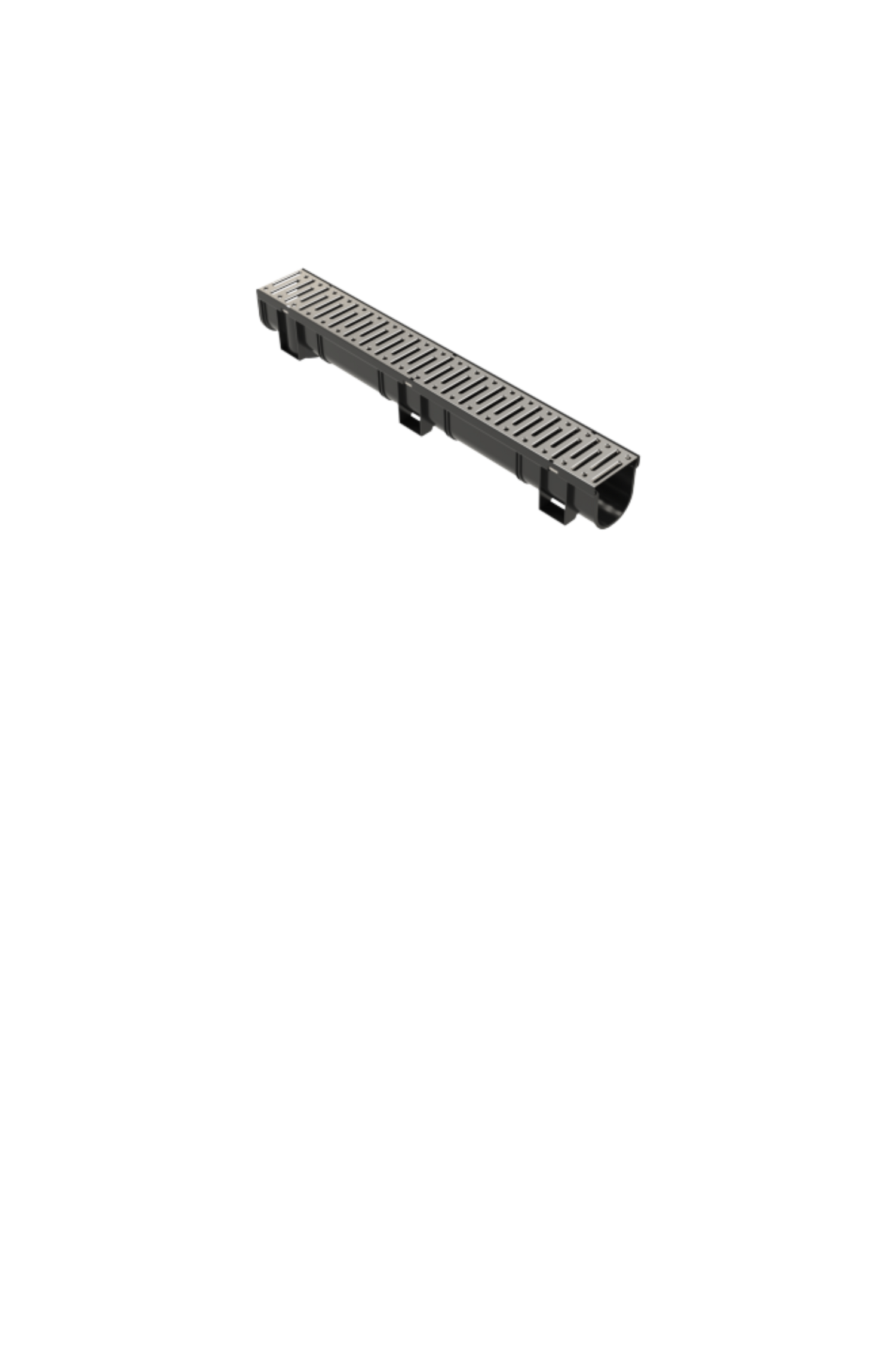 Everdrain Style 1m Channel & Grate