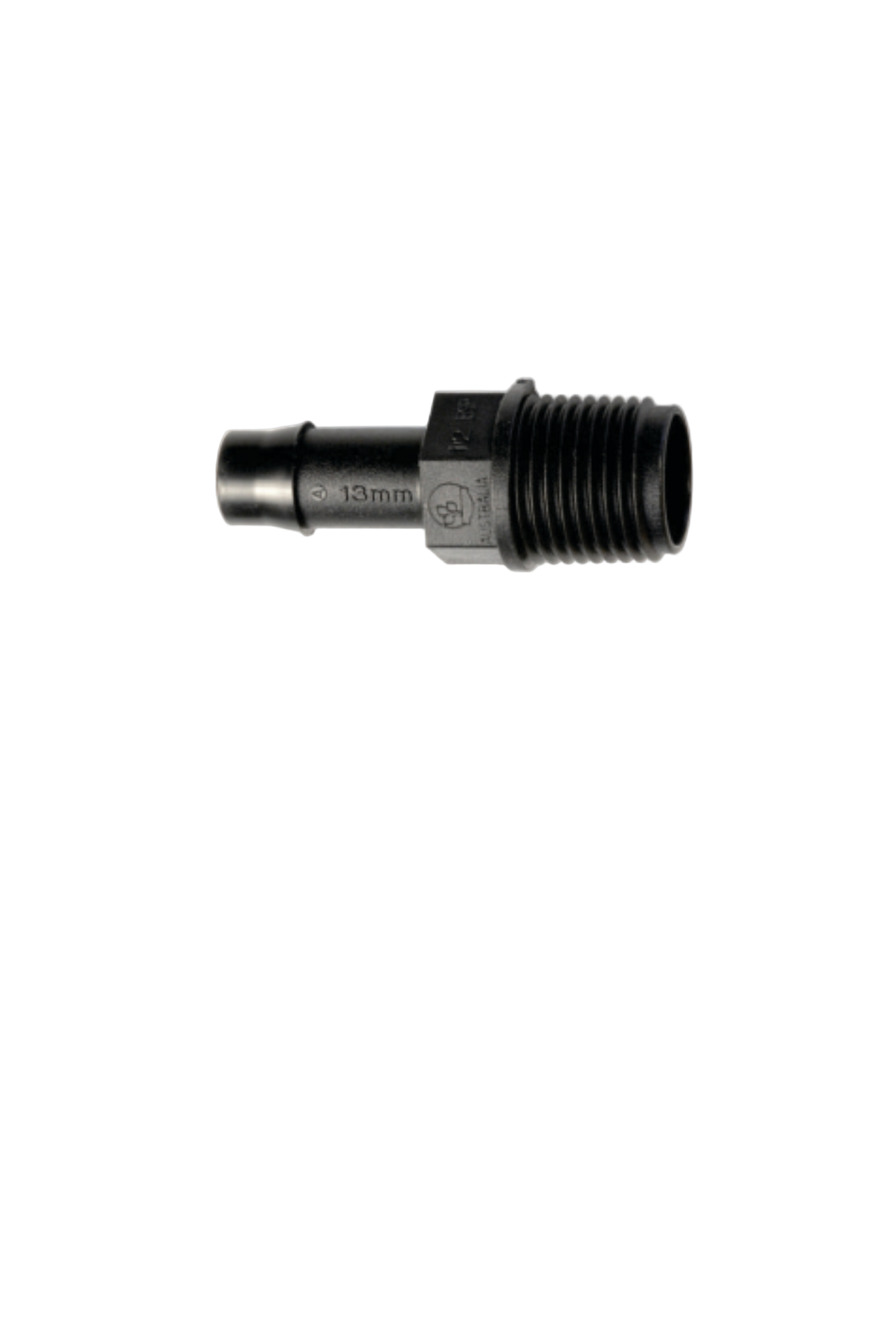 Black plastic fitting