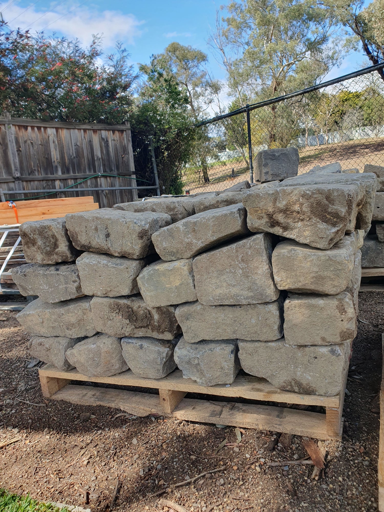 Recycled Bluestone Pitcher Blocks