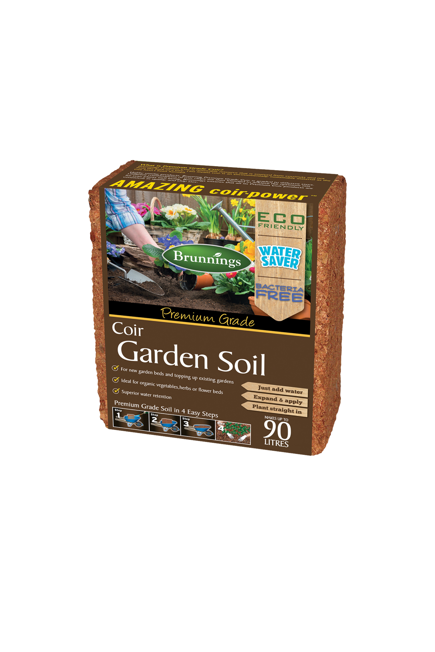 Mega Garden Soil Coir Block 90L