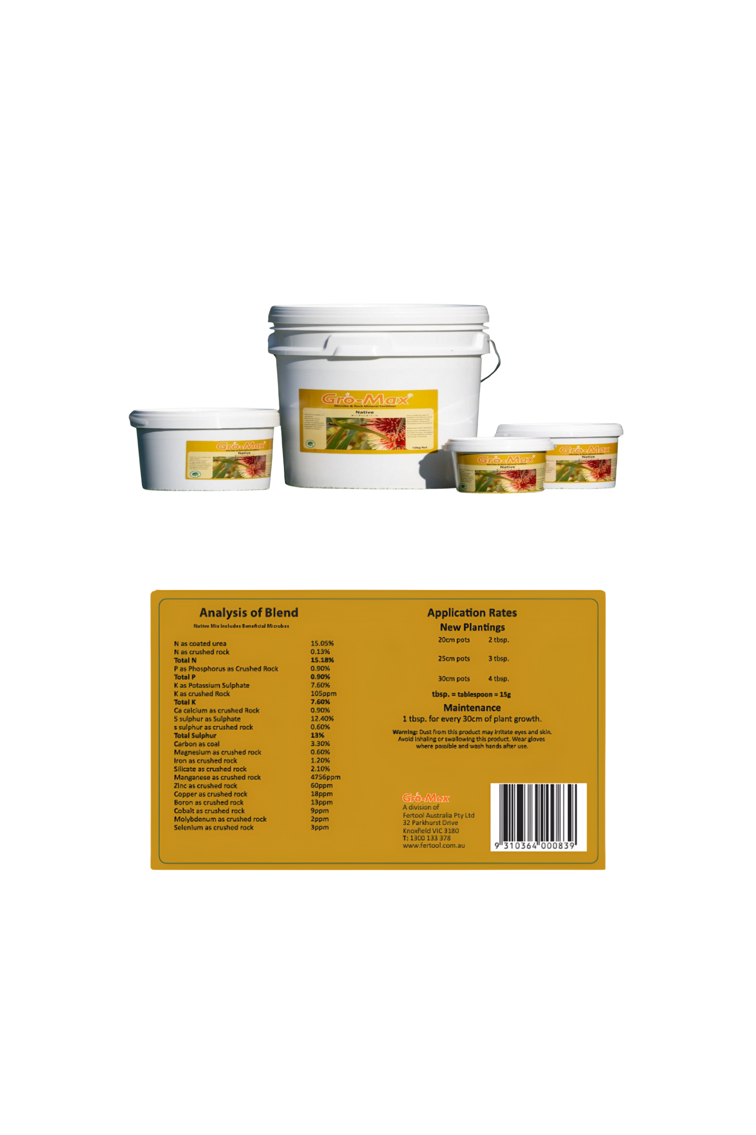 Gro-Max™ General Native Fertiliser