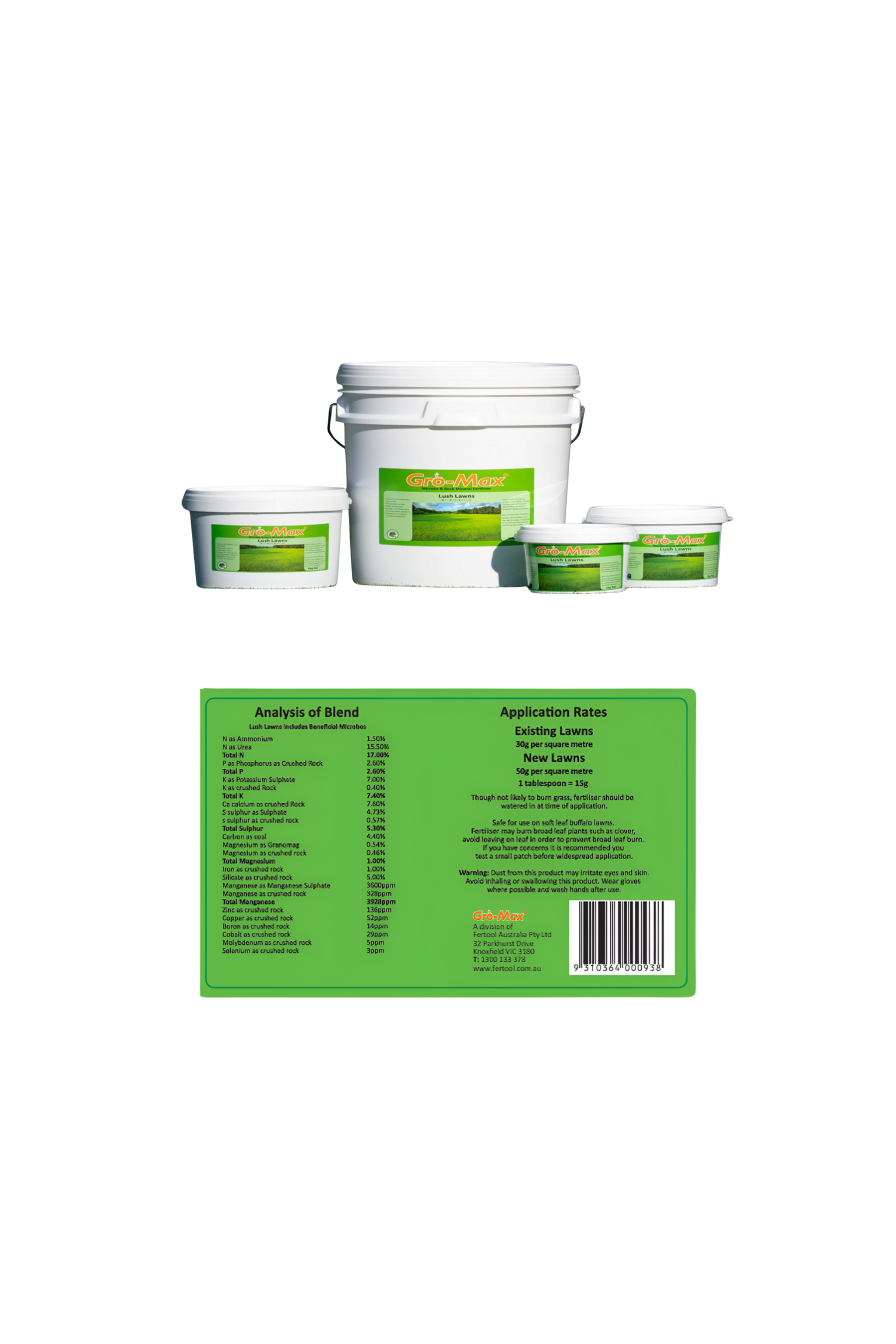 Gro-Max™ Lush Lawns Fertiliser