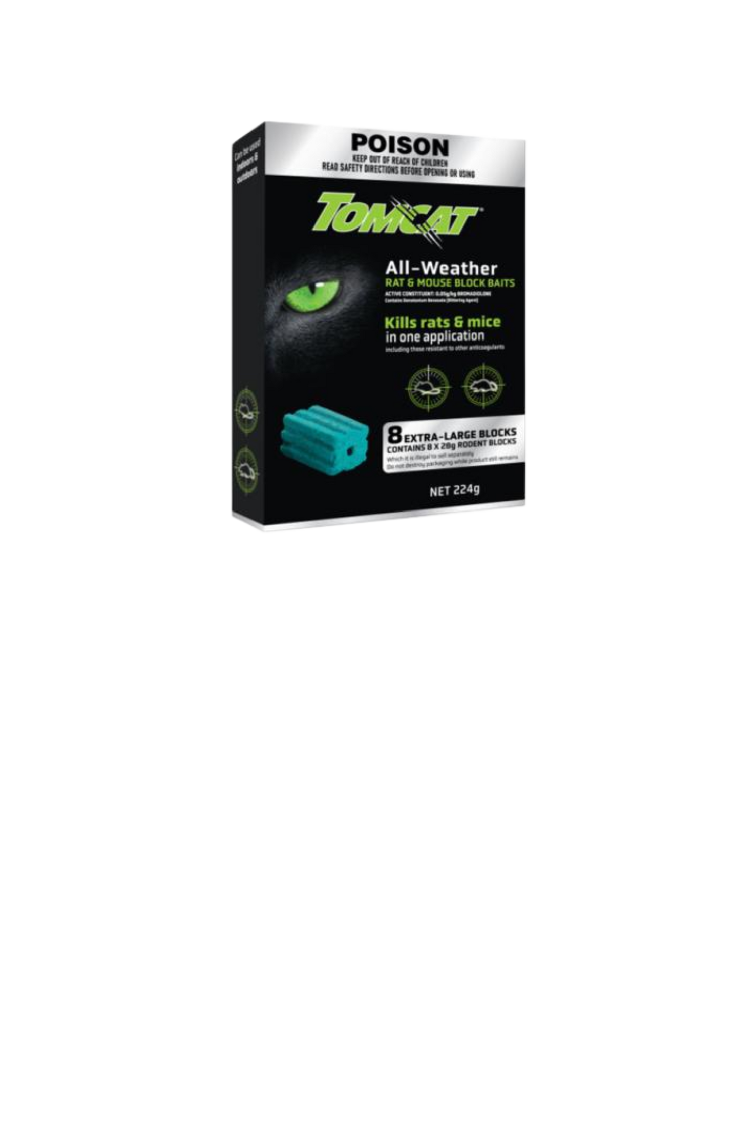 Tomcat All Weather Baits 8 x 28G